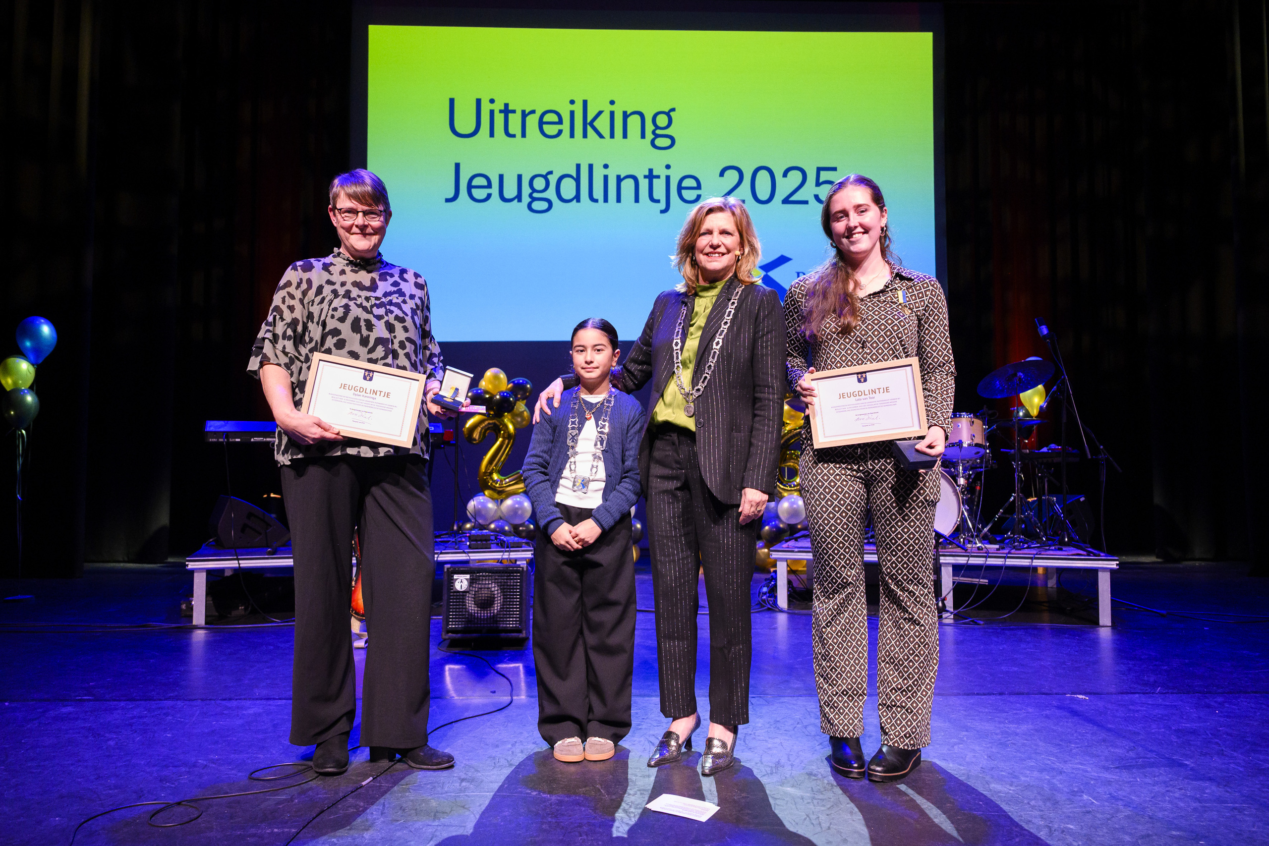 Nieuwjaarsreceptie uitreiking jeugdlintje