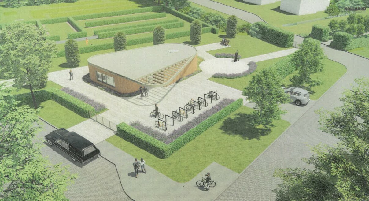 begraafplaats nieuw dienstgebouw