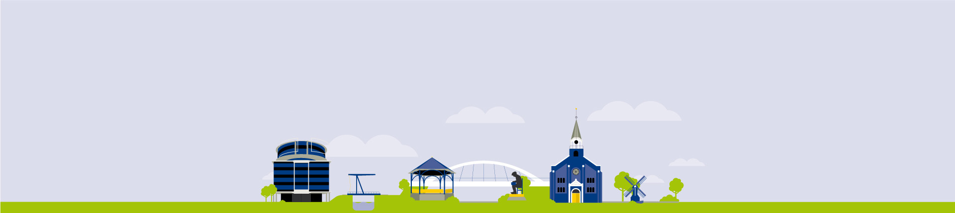 Header foto skyline Papendrecht